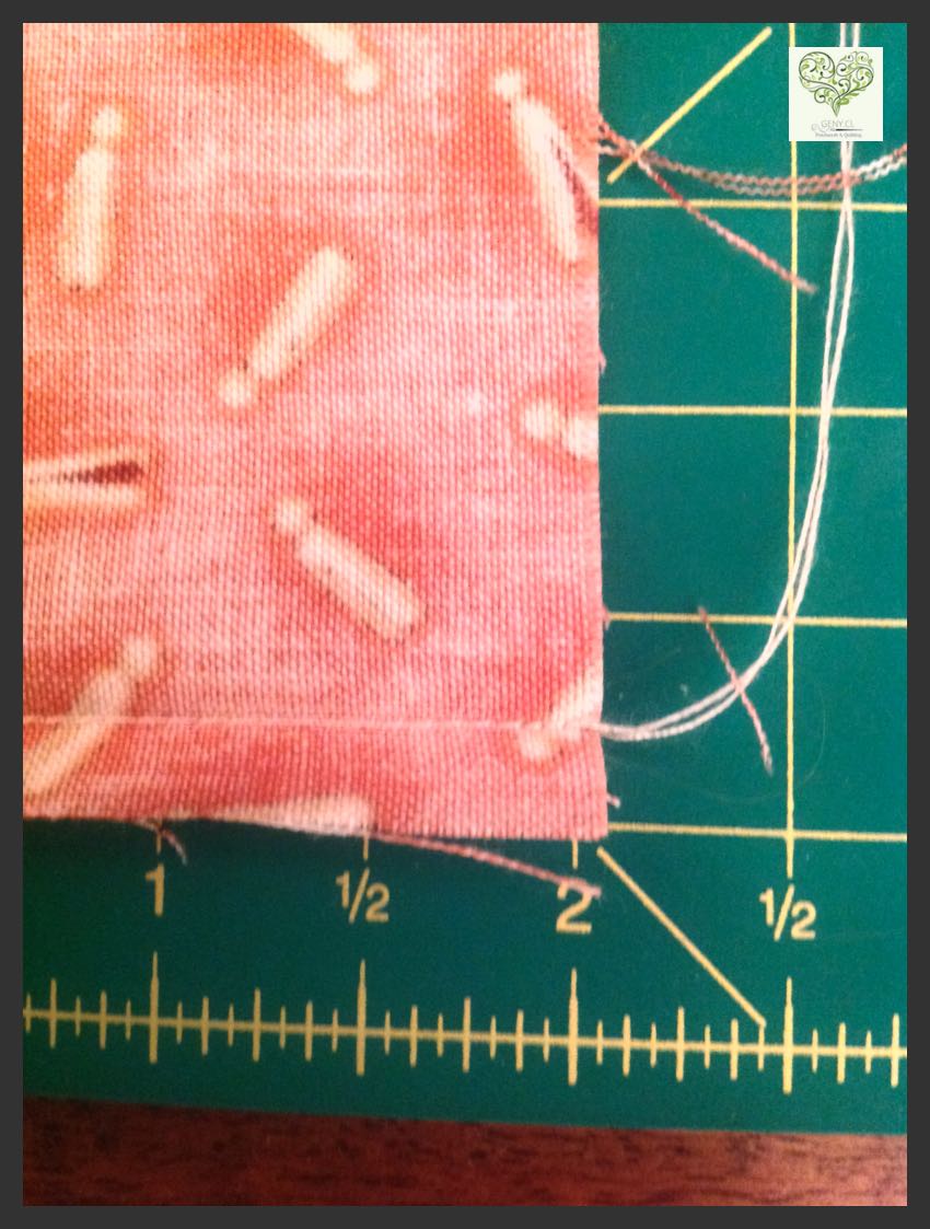 Dos cuadrados de tela 