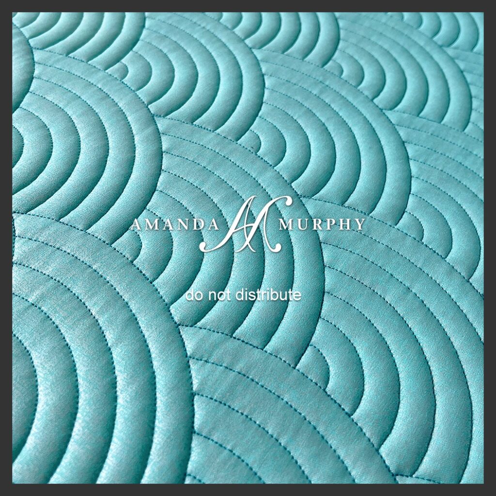 Amanda Murphy Baptism Fan Quilting Scheme