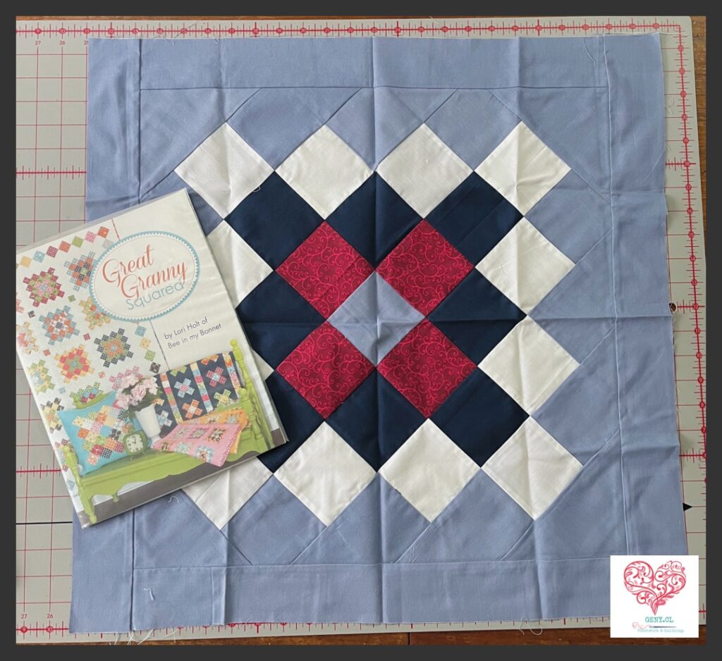 Proyecto dos de acolchado con reglas great granny square lori holt patchwork acolchado con reglas