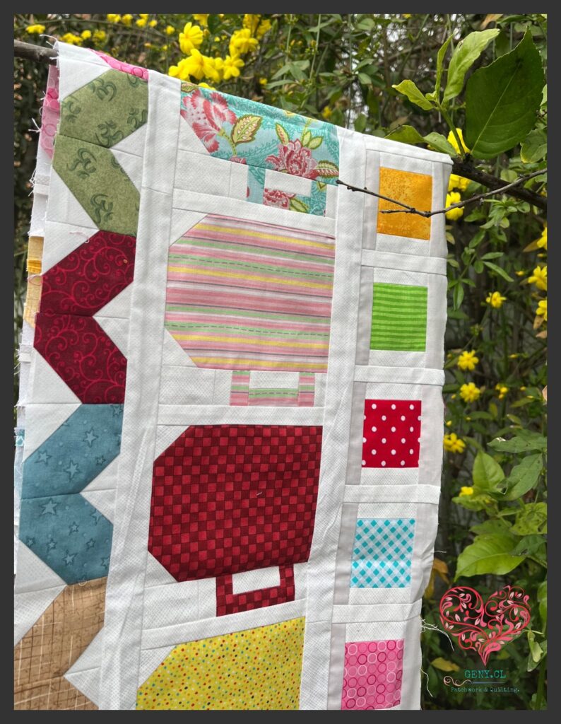 Chevron Row, Fila Nº 3. Cocoa Cup Row, Fila Nº 6, Sewing Spools Row, Fila Nº 11.