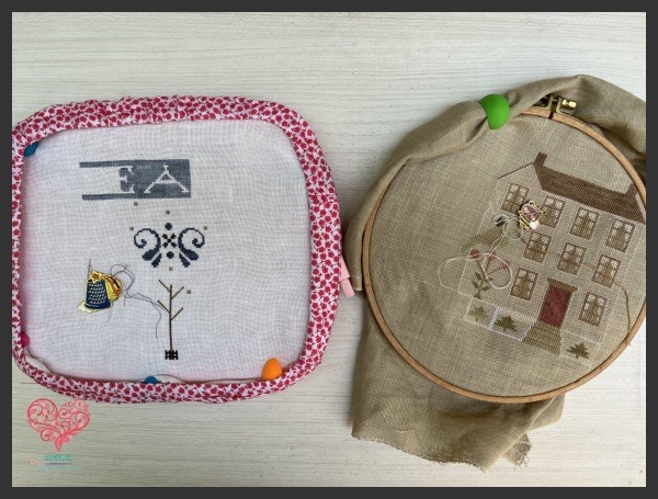 Recuento del Año Jolly Housewives y Terminados Avances bordados