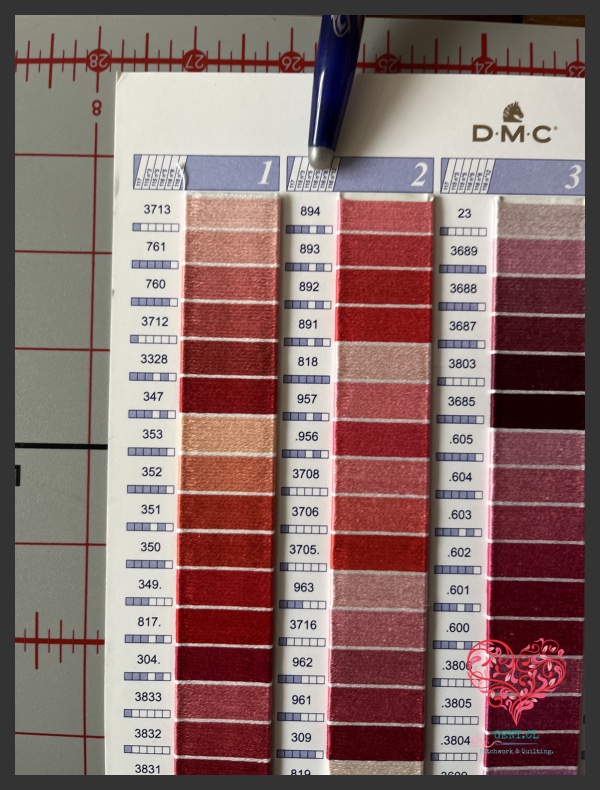 Carta de Colores DMC