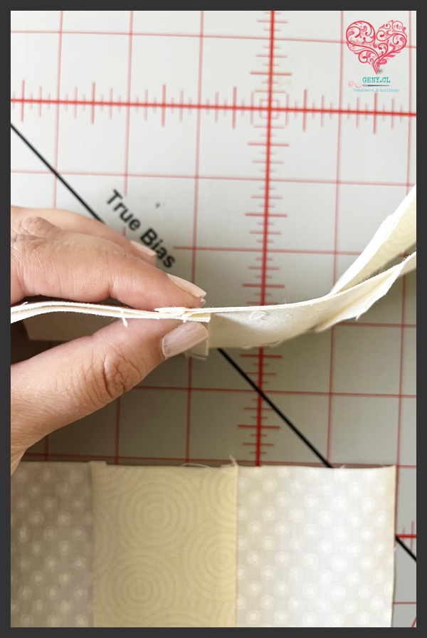 Anidado de costuras block nine patch