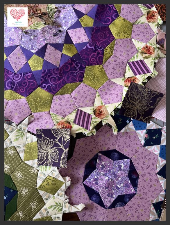 Piezas moradas Piezas Morada