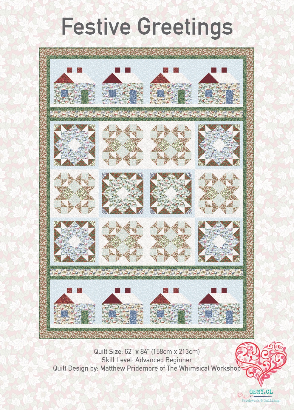 Liberty Fabrics Patrón de Quilt.